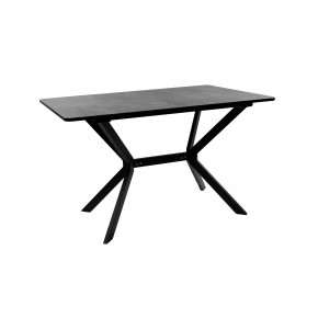 Стол ВВР Миллер камень темный/черный №7, ЛДСП 120-160/80